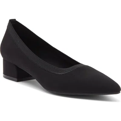 Anne Klein Uruzi Pump In Black Matte Stretch