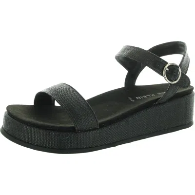 Anne Klein Vada Womens Laceless Woven Ankle Strap