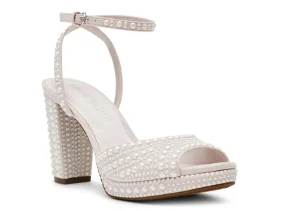 Anne Klein Vanna Platform Sandal In White