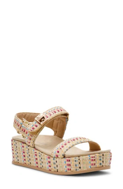 Anne Klein Verse Slingback Platform Sandal In Multi