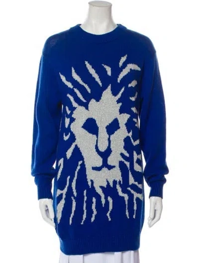 Pre-owned Anne Klein Vintage 1980's Sweater In Blue