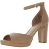 Anne Klein Vista Womens Block Heel Ankle Strap Block Heels
