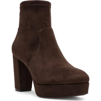 Anne Klein Volt Platform Bootie In Brown