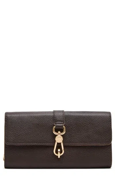 Anne Klein Wallet On A Chain Crossbody Bag In Brown