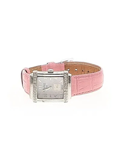 Pre-owned Anne Klein Watch In Pink