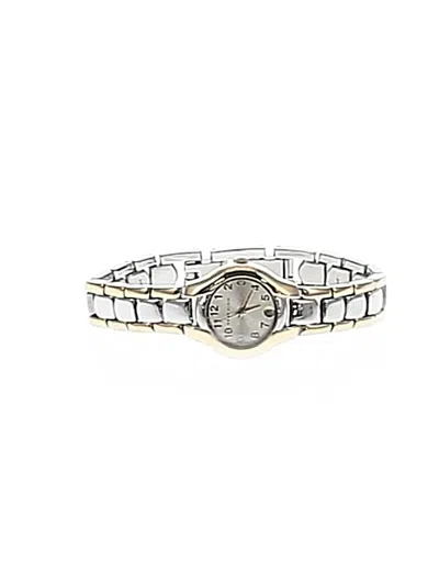 Pre-owned Anne Klein Watch In Silver