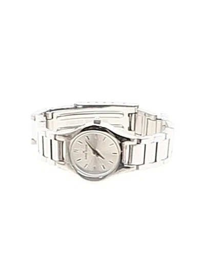 Pre-owned Anne Klein Watch In Silver
