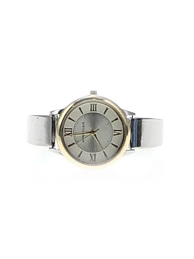 Pre-owned Anne Klein Watch In White