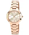 Anne Klein Women's Quartz Rose Gold-tone Alloy Bracelet Watch, 29mm In No Color