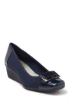 Anne Klein Waverly Wedge Heel In Navy