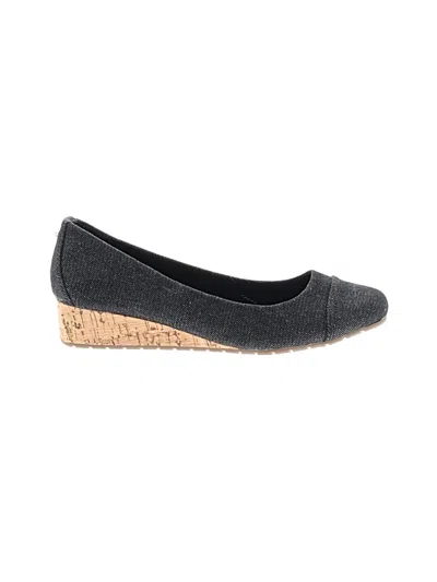 Pre-owned Anne Klein Wedges In Black
