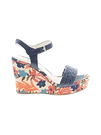 Pre-owned Anne Klein Wedges In Blue