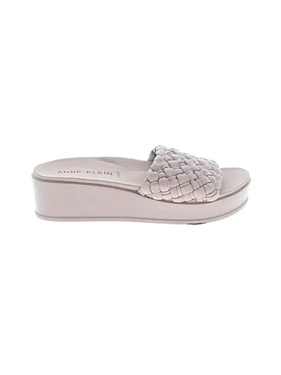 Pre-owned Anne Klein Wedges In Silver
