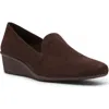 Anne Klein Wendell Wedge Pump In Brown