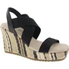 Anne Klein Women's Wendi Elastic Strap Wedge Sandals In Multi