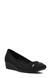 Anne Klein Wesson Wedge Pump In Black