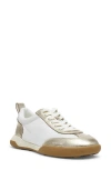 Anne Klein Walkon Womens Faux Leather Lace-up Casual And Fashion Sneakers In White Multi