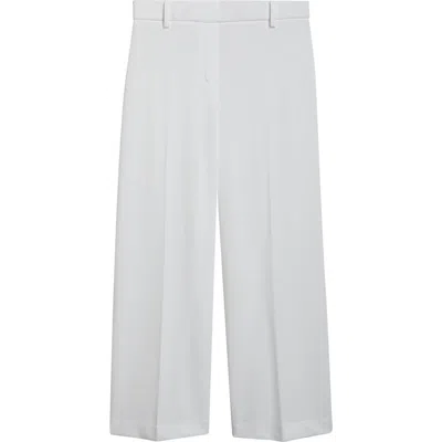 Anne Klein Wide Leg Crop Pants In Gray