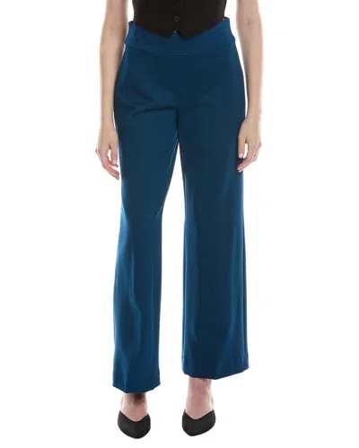 Anne Klein Wide Leg Pant In Blue