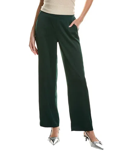 Anne Klein Wide Leg Pant In Green