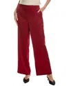 Anne Klein Pull On Wide Leg Pants In Red