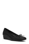Anne Klein Winslett Wedge Pump In Black