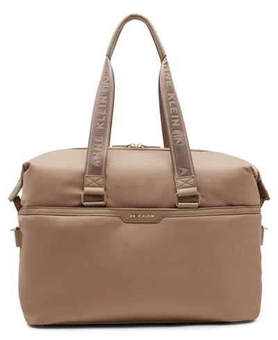 Anne Klein 4 Piece Leisure Tote Gift Set In Truffle