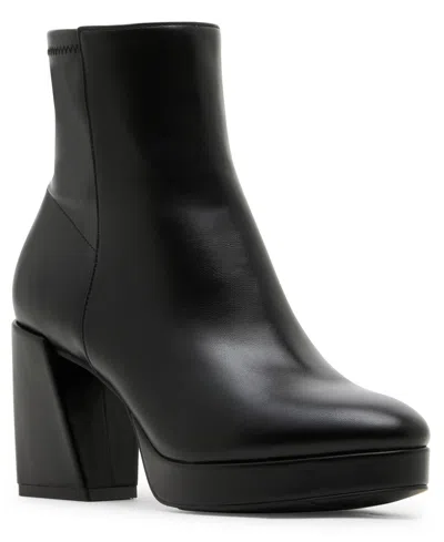 Anne Klein Women's Akara Block Heel Dress Booties In Black