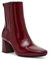 Anne Klein Women's Alisia Block Heel Dress Booties In Wine