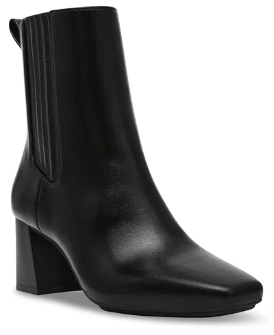 Anne Klein Women's Alisia Block Heel Dress Booties In Black