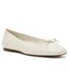 Anne Klein Women's Aspen Snip Toe Ballet Flats In White