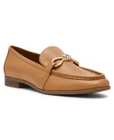 Anne Klein Women's Beckett Knotted Bit Tailored Loafers In Brown