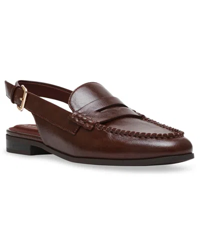 Anne Klein Women's Birdie Slingback Mule Penny Loafers In Cognac
