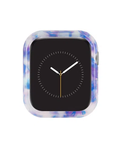 ANNE KLEIN WOMEN'S BLUE ACETATE PROTECTIVE CASE DESIGNED FOR 40MM APPLE WATCH