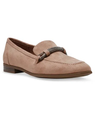 Anne Klein Women's Bowery Loafers In Taupe Ms Crystal