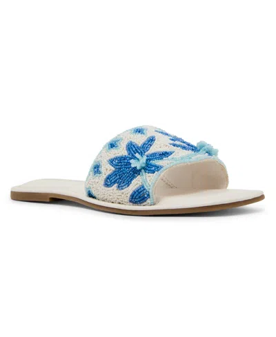 Anne Klein Brianne Slide Sandal In Blue