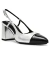 Anne Klein Brinlee Pointed Toe Pump In Silver,black