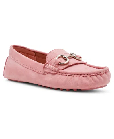 Anne Klein Women's Chrystie Moccasin Driver Loafers In Light Pink