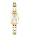Anne Klein Rectangular-case 16mm Watch In Gold