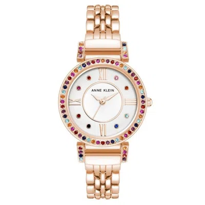 Anne Klein Women's Classic White Dial Watch In Gold