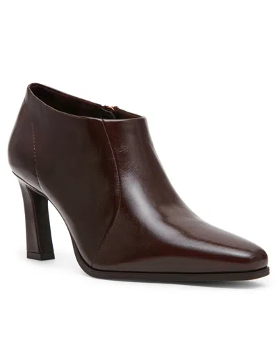 Anne Klein Crush Bootie In Brown