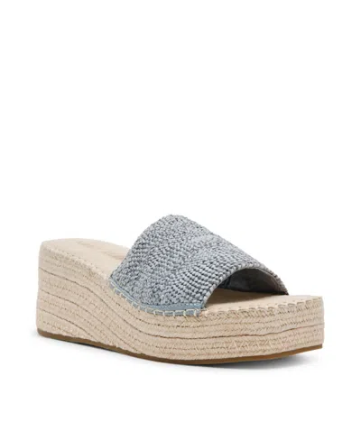 ANNE KLEIN WOMEN'S CRUZ PLATFORM ESPADRILLE WEDGE SANDALS