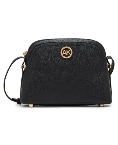 Anne Klein Dome Crossbody In Black