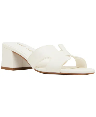 Anne Klein Delphine Slide Sandal In White