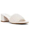 Anne Klein Women's Dolls-p Block Heel Sandals In White