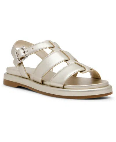Anne Klein Women's Elode Fisherman Footbed Sandals In Light Gold