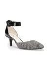 Anne Klein Women's Fabulist Pointed Toe Pumps In Black Leather