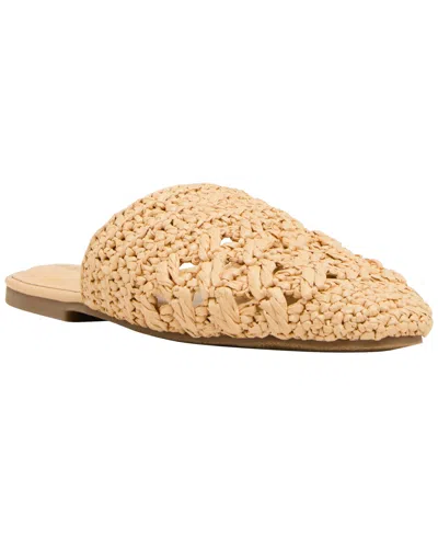 Anne Klein Women's Flat Heel Mules Flats In Brown