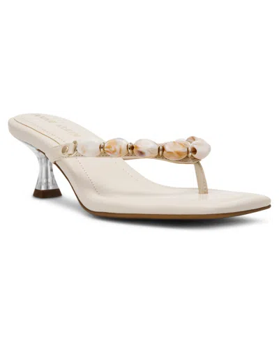 Anne Klein Women's Gwenn Slip-on Dress Sandals In Brown