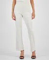 Anne Klein Women's High-rise Pull-on Bootcut Pants In Anne White